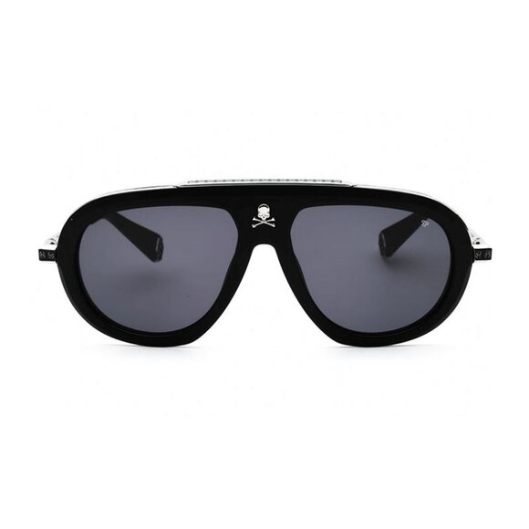 NWT SUNGLASSES PHILIPP PLEIN BLACK - Picture 2 of 3